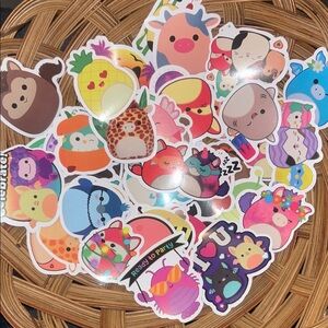 50-100 pc squish mellows sticker packs